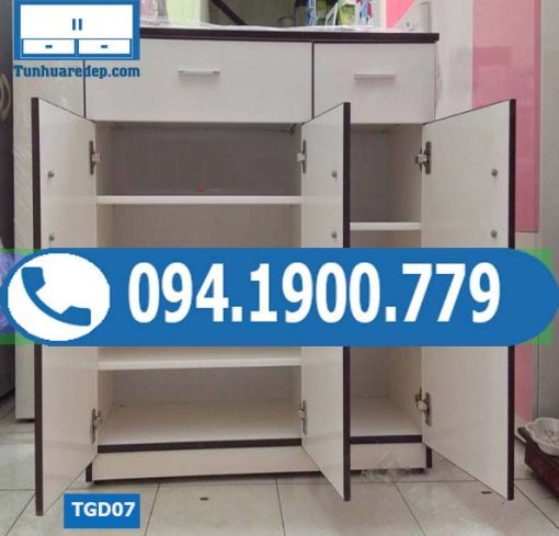 Tủ nhựa giầy dép 3 cánh nhiều ngăn TGD07