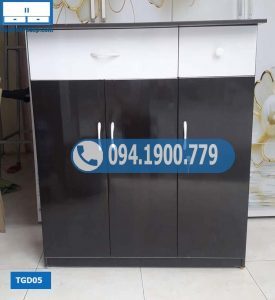 Tủ nhựa đựng giầy dép 3 cánh nhiều ngăn TGD05