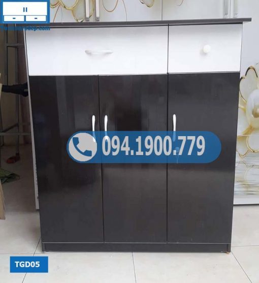 Tủ nhựa đựng giầy dép 3 cánh nhiều ngăn TGD05
