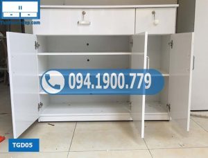 Tủ nhựa đựng giầy dép 3 cánh nhiều ngăn TGD05