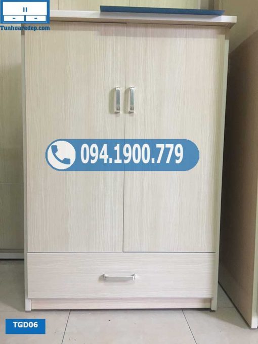 Tủ nhựa giầy dép 2 cánh đơn giản TGD06