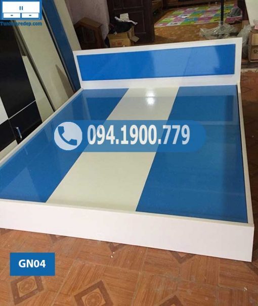 Giường ngủ bằng nhựa Đài Loan kiểu cơ bản GN04
