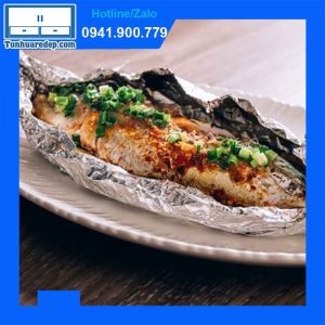 Cách làm cá ngừ nướng giấy bạc bằng nồi chiên không dầu