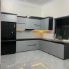 Tủ bếp nhựa chữ L hiện đại Zukoplast TBN04